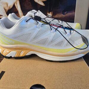 SALOMON XT-6 L47864500 Vanilla Ice / Yellow Iris / Warm Apricot Shoe Mens Sz 10